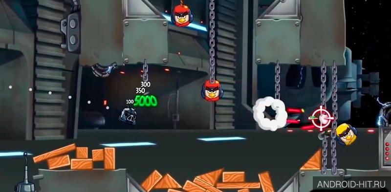 Скриншот Angry Birds Star Wars II на андроид
