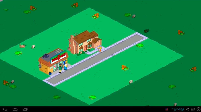 Скриншот The Simpsons: Tapped Out на андроид