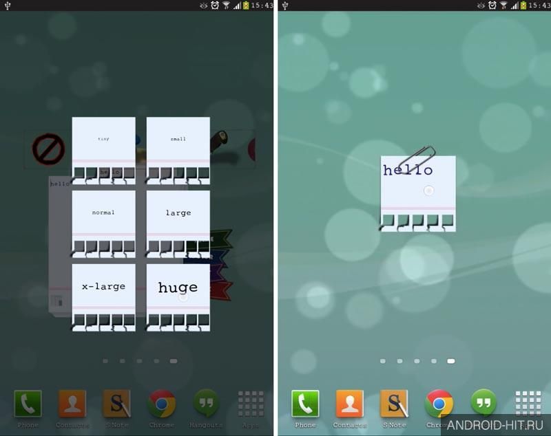 Скриншот Sticky Notes Widget на андроид