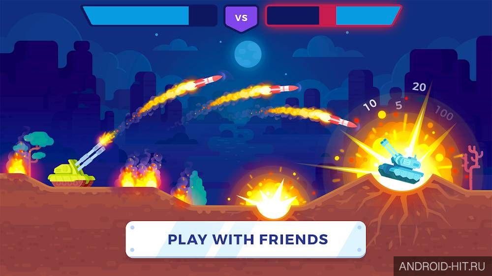Скриншот Tank Stars на андроид Скриншот Tank Stars на андроид