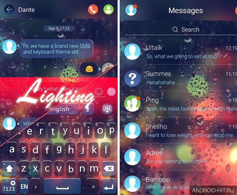 Скриншот LIGHTING GO THEME SET на андроид