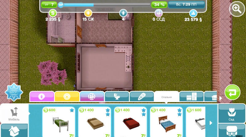 Скриншот The Sims 3 на андроид