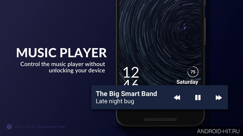 Скриншот Black Hole - Lock screen на андроид Скриншот Black Hole - Lock screen на андроид