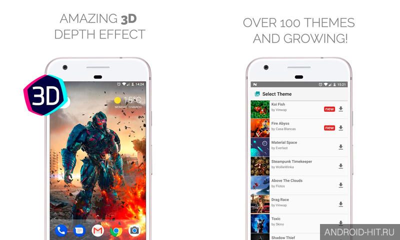 Скриншот 3D Parallax Background на андроид Скриншот 3D Parallax Background на андроид