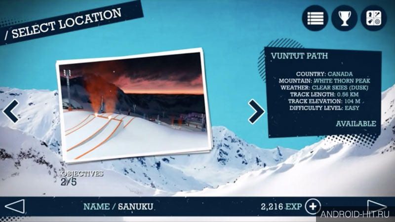 Скриншот Snowboard Party на андроид
