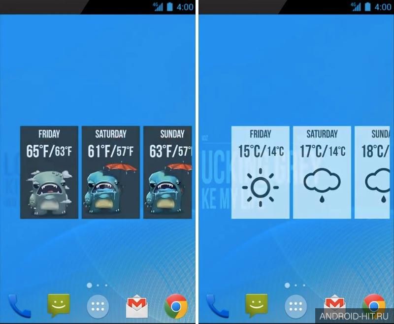 Скриншот Grumpy Weather на андроид