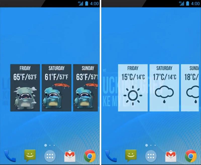 Скриншот Grumpy Weather на андроид
