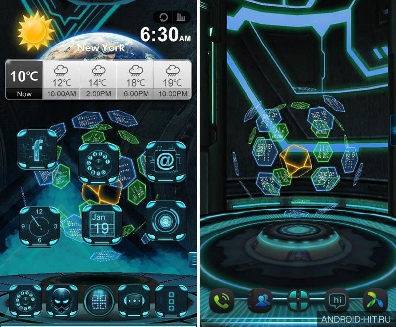 Скриншот Next Technology Theme 3D LWP на андроид Скриншот Next Technology Theme 3D LWP на андроид