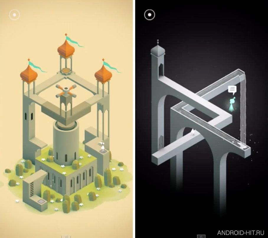 Скриншот Monument Valley на андроид Скриншот Monument Valley на андроид