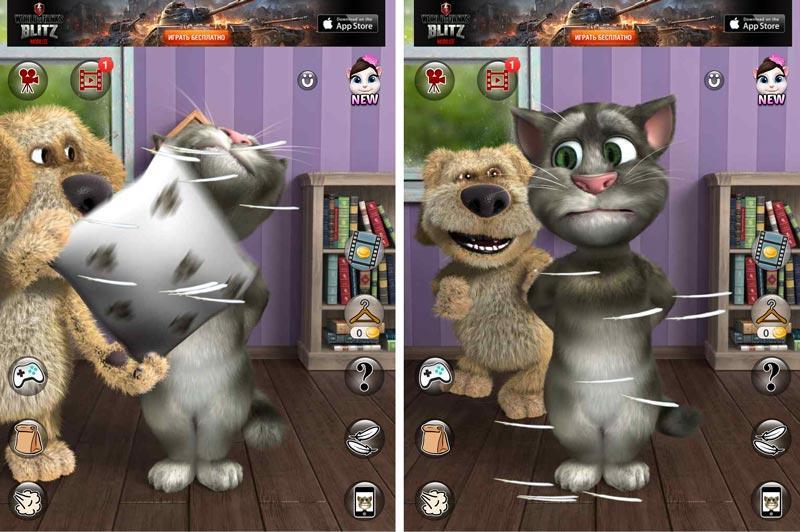 Скриншот Говорящий кот Том 2 на андроид