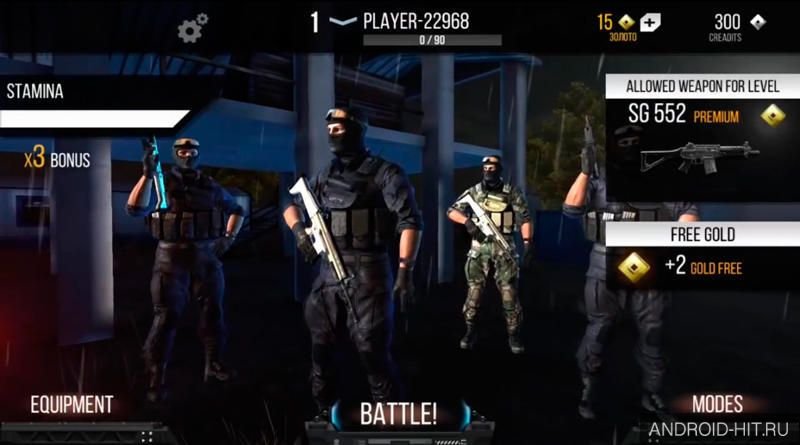 Скриншот Modern Strike Online на андроид