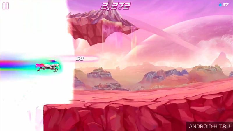 Скриншот Robot Unicorn Attack 2 на андроид