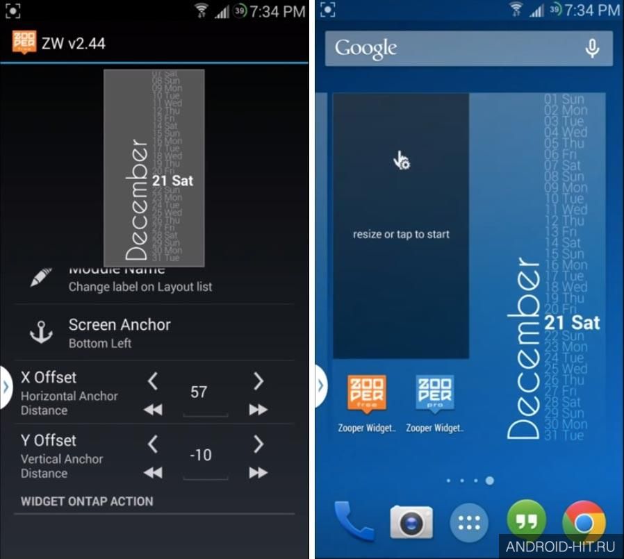 Скриншот Zooper Widget на андроид Скриншот Zooper Widget на андроид