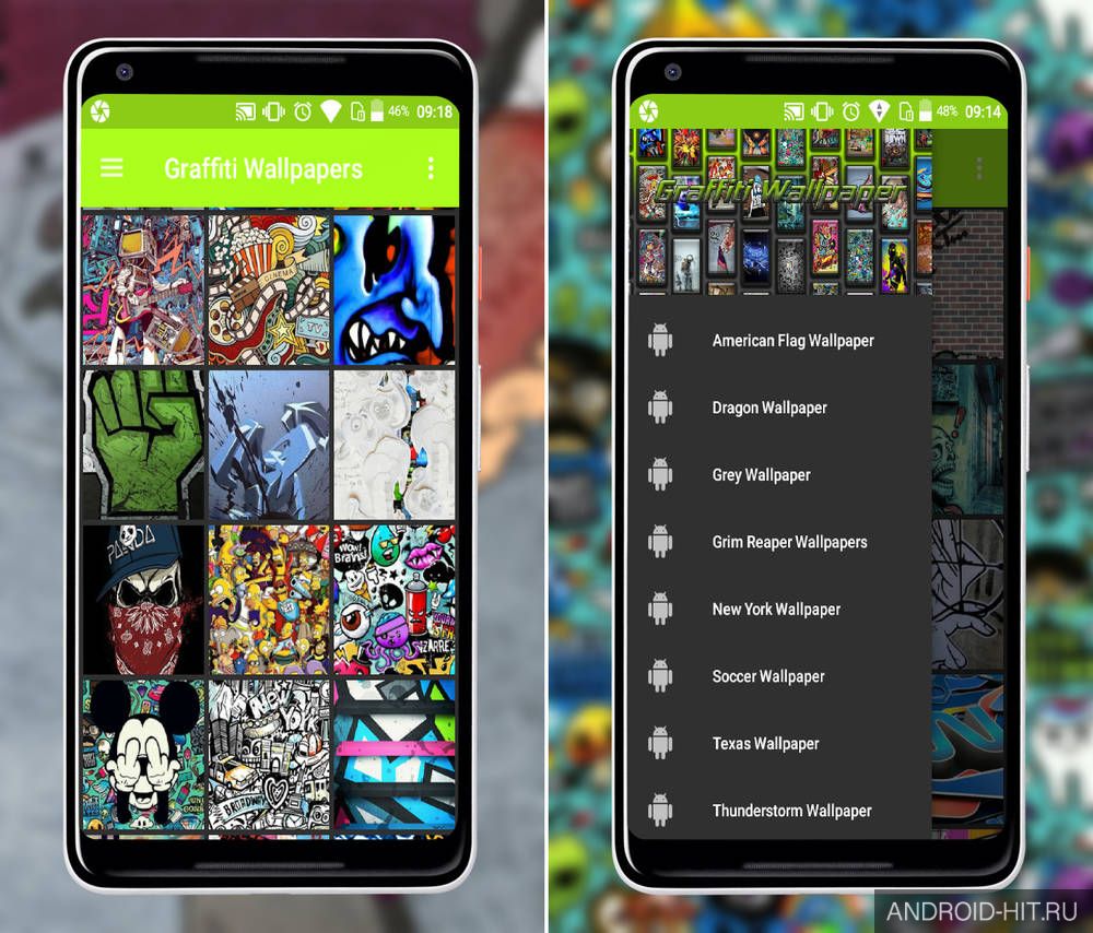 Скриншот Graffiti Wallpapers на андроид