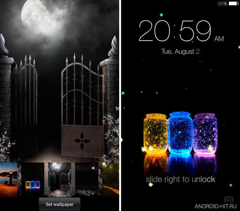 Скриншот Butterfly locksreen на андроид