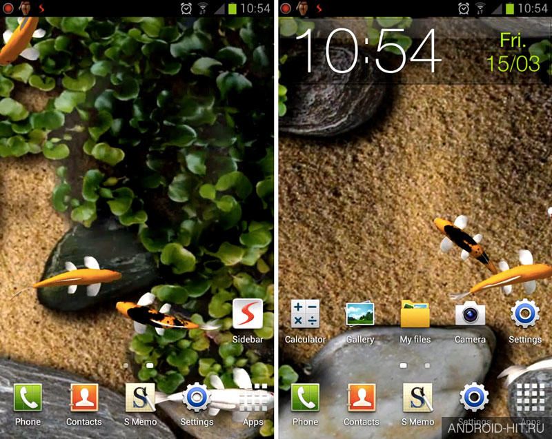 Скриншот Koi Live Wallpaper на андроид Скриншот Koi Live Wallpaper на андроид