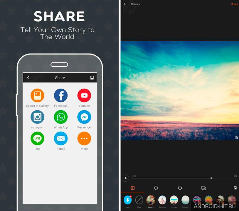 Скриншот VivaVideo Pro: Video Editor на андроид Скриншот VivaVideo Pro: Video Editor на андроид