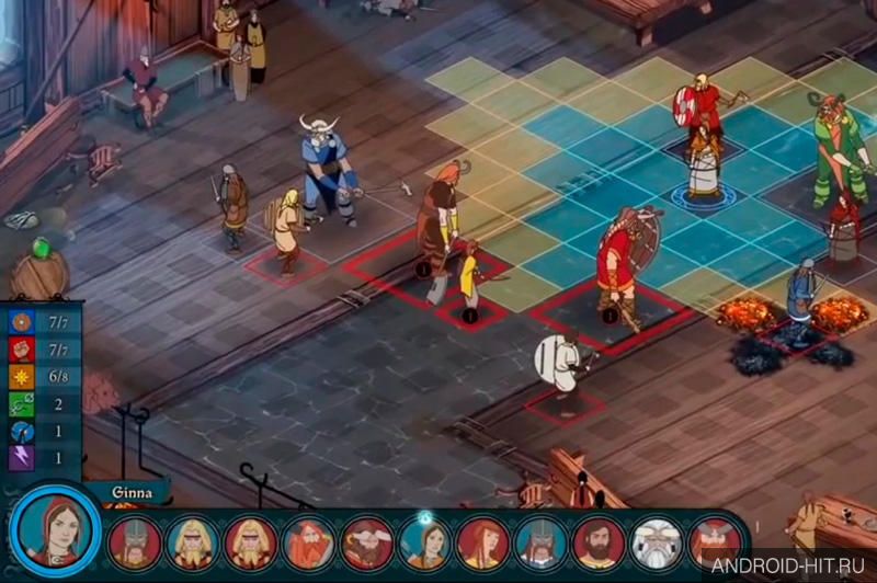 Скриншот The Banner Saga на андроид Скриншот The Banner Saga на андроид