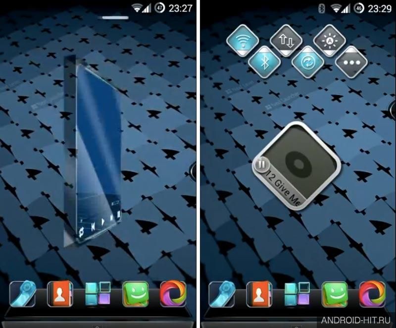 Скриншот Next Launcher 3D Shell на андроид