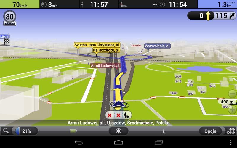 Скриншот AutoMapa на андроид