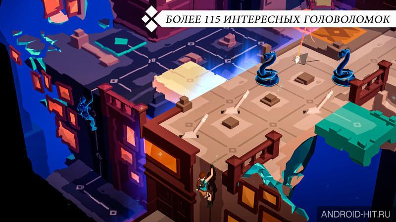 Скриншот Lara Croft GO на андроид