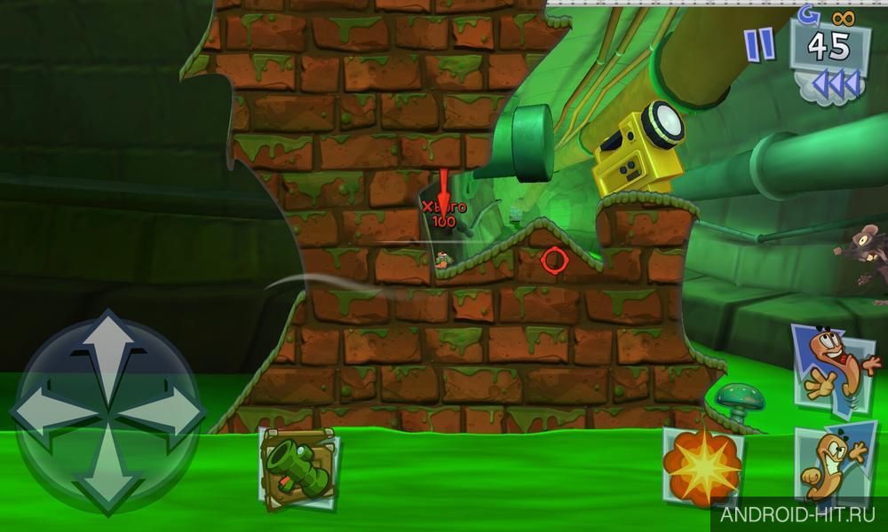 Скриншот Worms 3 на андроид