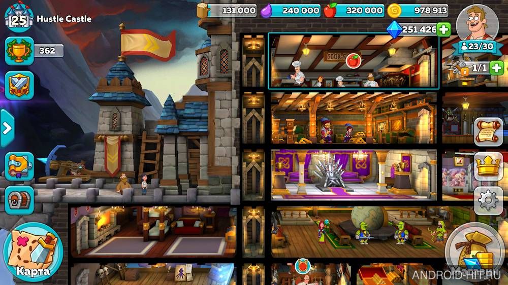 Скриншот Hustle Castle на андроид Скриншот Hustle Castle на андроид