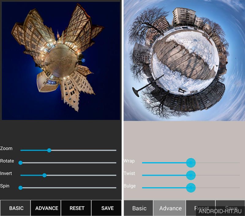 Скриншот Tiny Planet Fx Pro на андроид Скриншот Tiny Planet Fx Pro на андроид