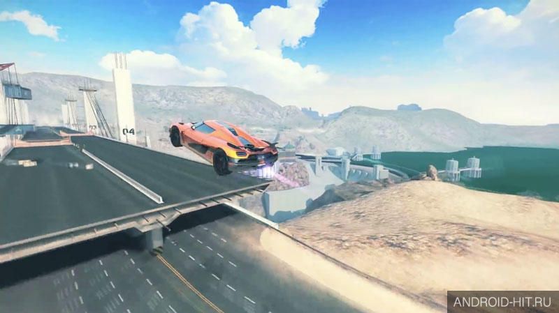 Скриншот Asphalt 8: Airborne на андроид Скриншот Asphalt 8: Airborne на андроид