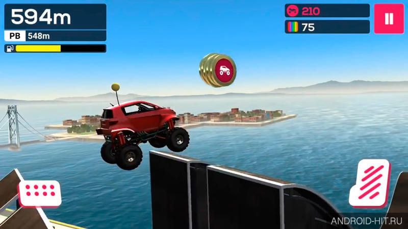 Скриншот MMX Hill Climb на андроид