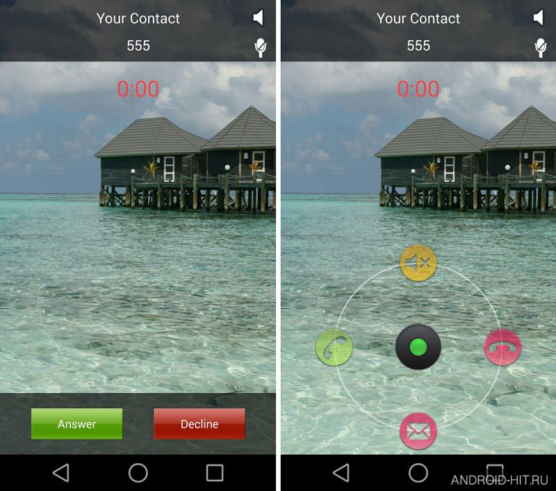 Скриншот Ultimate Caller ID Screen HD на андроид
