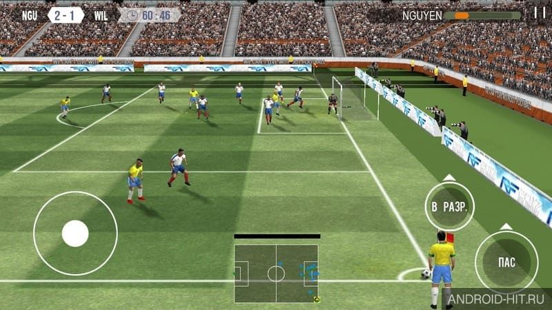 Скриншот Real Football 2018 на андроид Скриншот Real Football 2018 на андроид