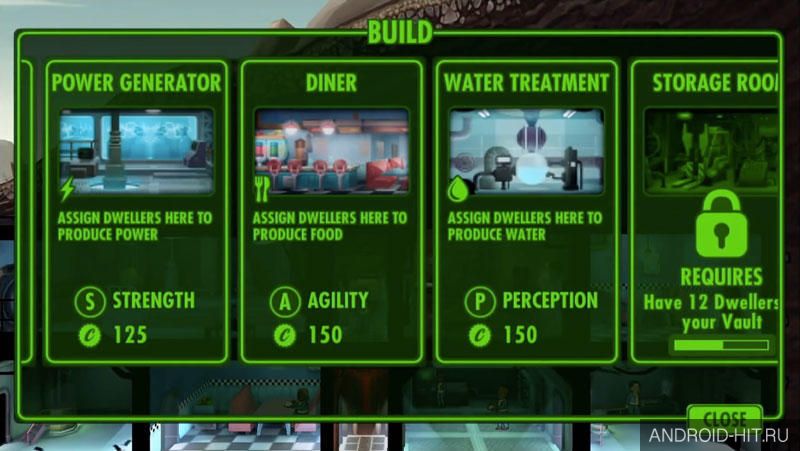 Скриншот Fallout Shelter на андроид Скриншот Fallout Shelter на андроид
