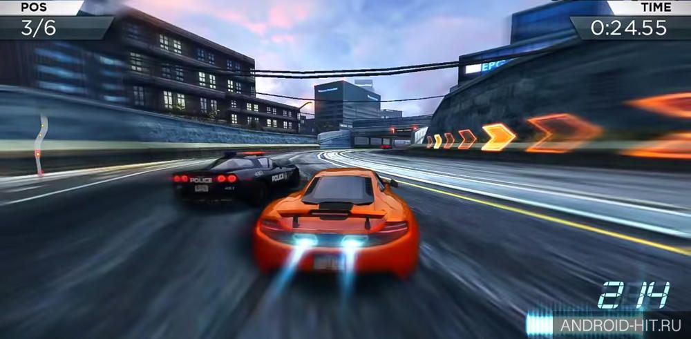 Скриншот NFS Most Wanted на андроид