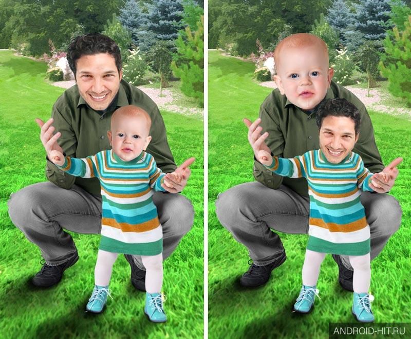 Скриншот Face swap на андроид