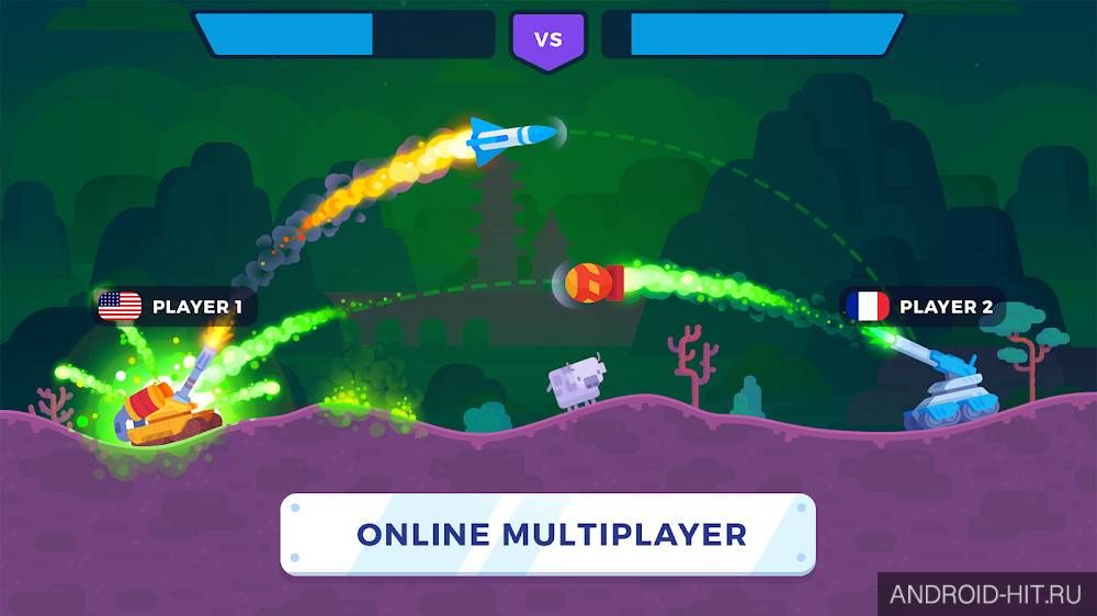Скриншот Tank Stars на андроид Скриншот Tank Stars на андроид