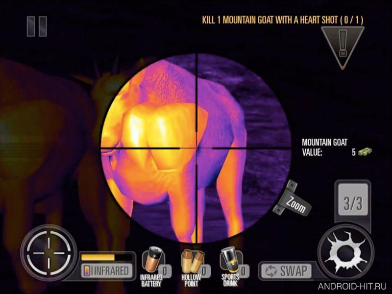 Скриншот DEER HUNTER 2018 на андроид