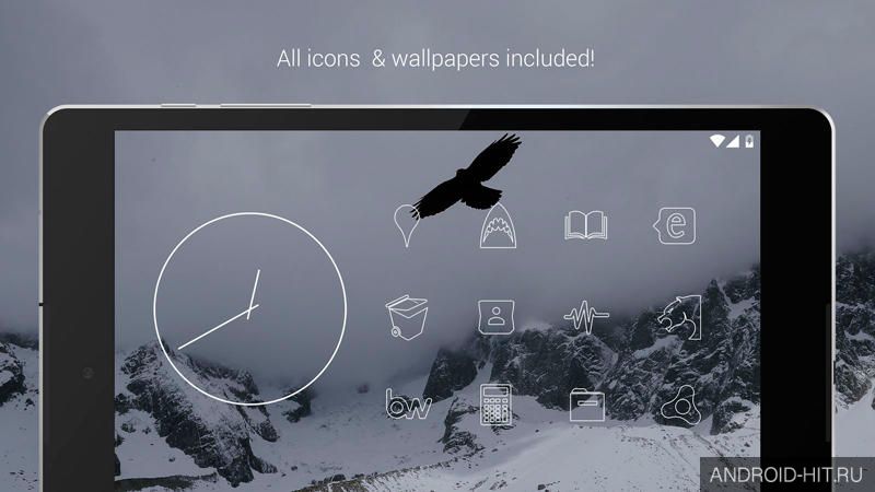 Скриншот Линии Free - Icon Pack на андроид