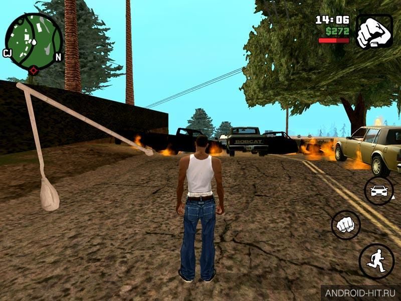 Скриншот GTA San-Andreas на андроид