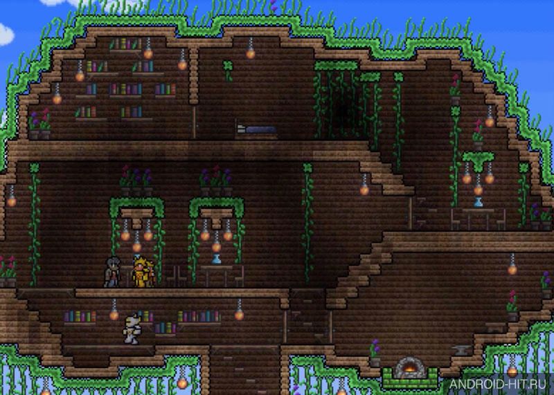 Скриншот Terraria на андроид Скриншот Terraria на андроид