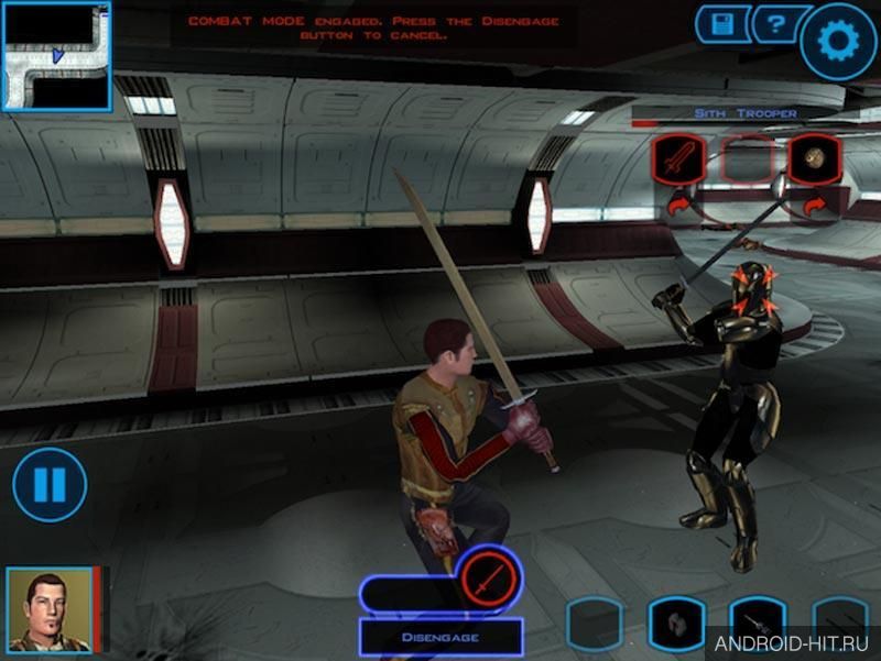 Скриншот Star Wars: KOTOR на андроид