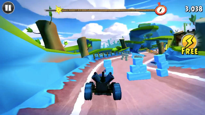Скриншот Angry Birds Go! на андроид