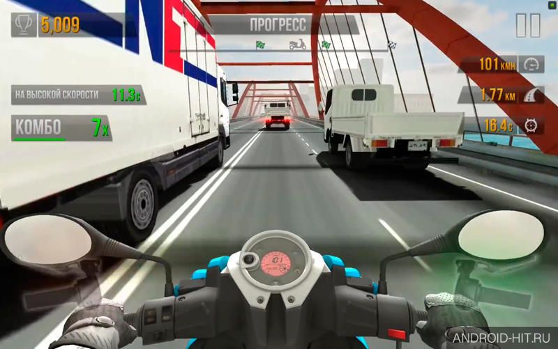 Скриншот Traffic Rider на андроид