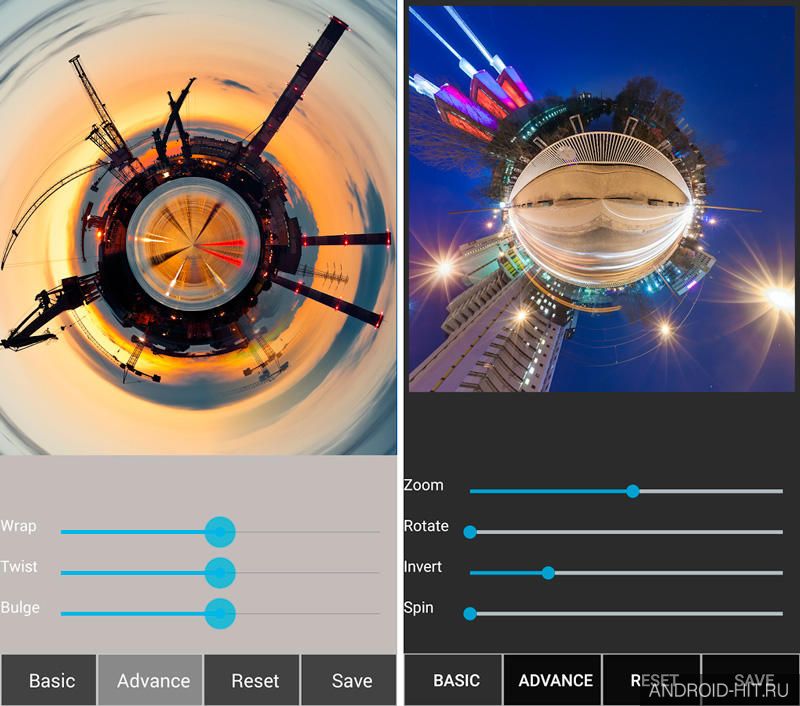 Скриншот Tiny Planet Fx Pro на андроид Скриншот Tiny Planet Fx Pro на андроид
