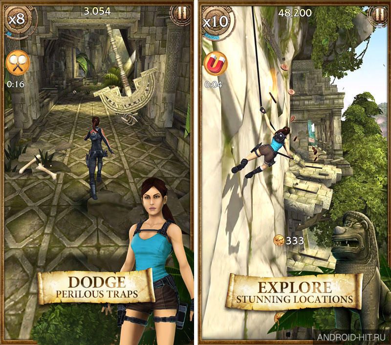 Скриншот Lara Croft: Relic Run на андроид Скриншот Lara Croft: Relic Run на андроид