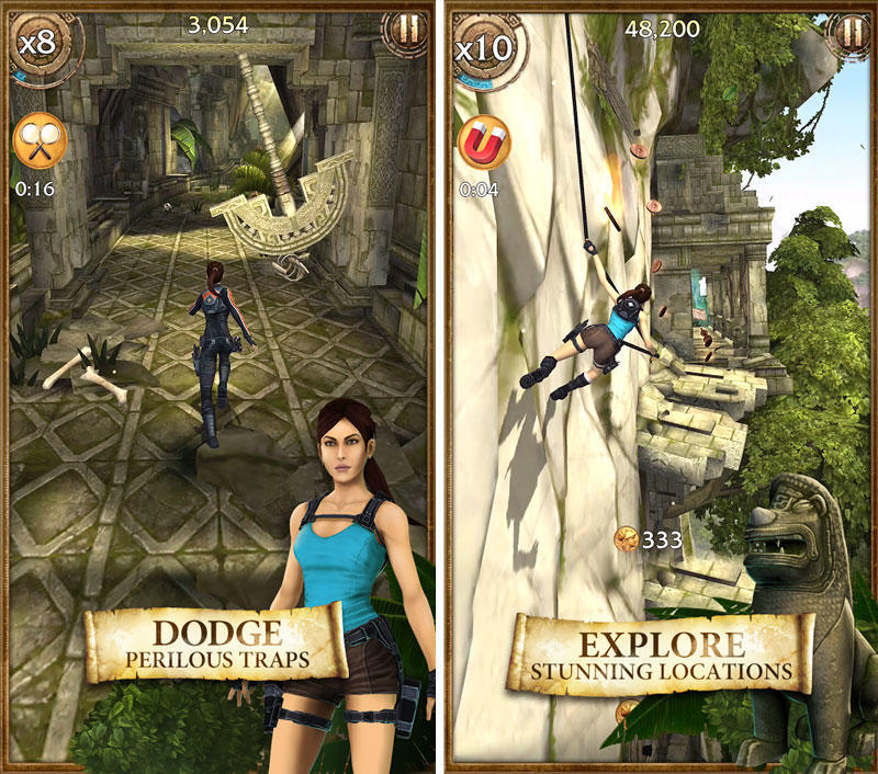 Скриншот Lara Croft: Relic Run на андроид