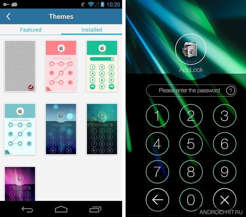Скриншот AppLock Theme Dawn на андроид