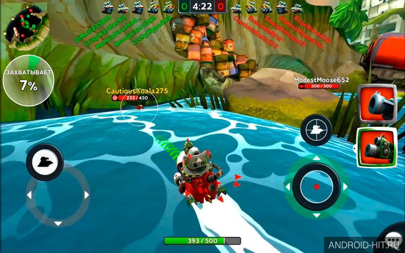 Скриншот Battle Bay на андроид Скриншот Battle Bay на андроид