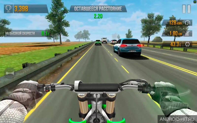 Скриншот Traffic Rider на андроид