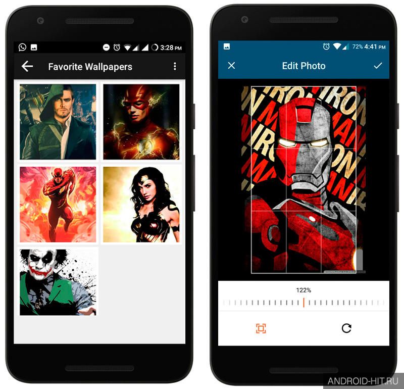 Скриншот Superhero Wallpapers HD на андроид Скриншот Superhero Wallpapers HD на андроид